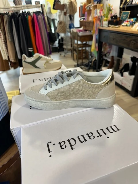 basket lin beige/éclair doré
