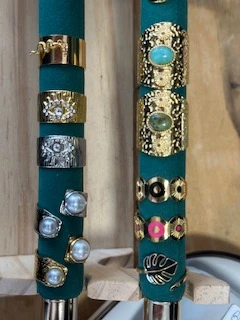 Bague  feuilles
