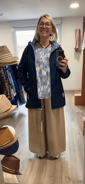 parka réversible marine
