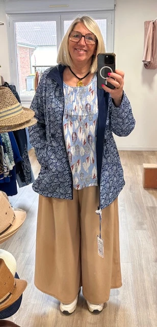 parka réversible marine