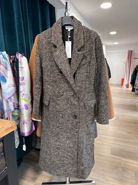 Manteau à chevrons