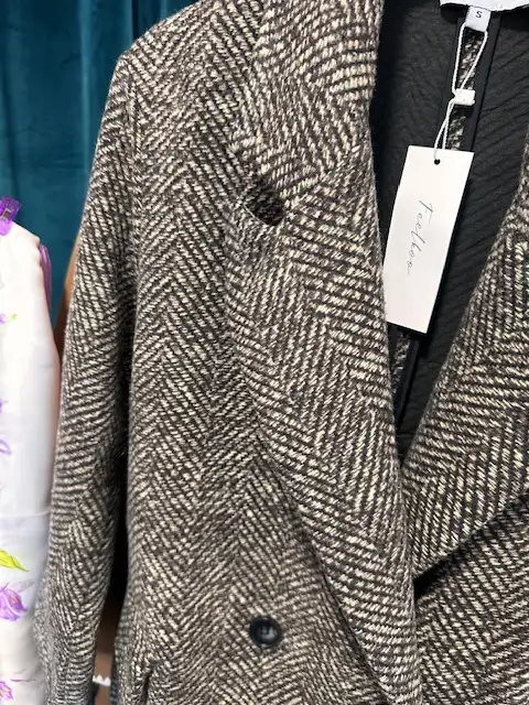 Manteau à chevrons