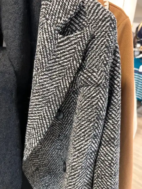 Manteau à chevrons
